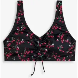 bonprix Bustier-Bikinioberteil mit Schnürungschwarz 44Damen