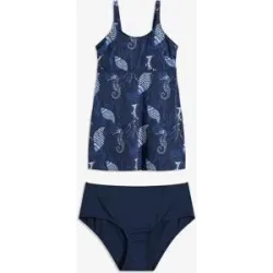 bonprix Long-Tankini (2-tlg.Set)blau 40Damen
