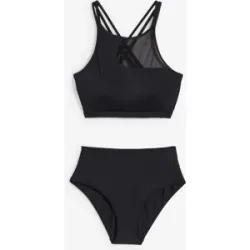 bonprix Bustier Bikini (2-tlg.Set) aus recyceltem Polyamidschwarz 46Damen