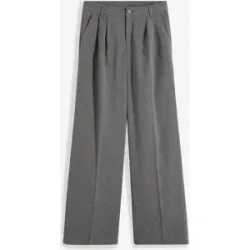 bonprix Weite Bundfaltenhosegrau 40Damen