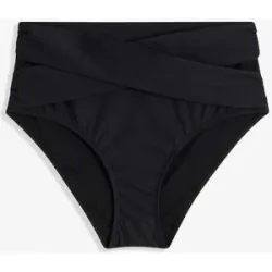 bonprix Light Shape-Bikinihose mit Wickel-Optikschwarz 36Damen