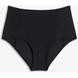 bonprix Highwaist-Bikinihoseschwarz 50Damen