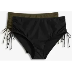 bonprix Light Shape-Bikinihose (2er Pack)schwarz 44Damen