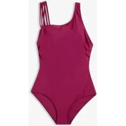 bonprix Light Shape-Badeanzug One-Shoulderlila 38Damen