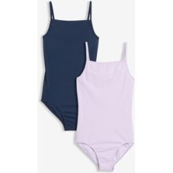 bonprix Badeanzug (2er Pack)blau 128Mädchen