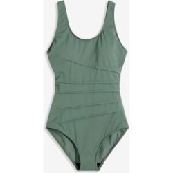 bonprix Badeanzug verschiedene Grössen, Shape-Design mit Zierfalten, sportlicher Stil