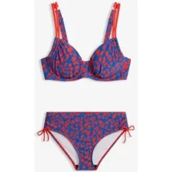 bonprix Bügel-Bikini mit Bindebändern (2-tlg. Set)blau 52Damen