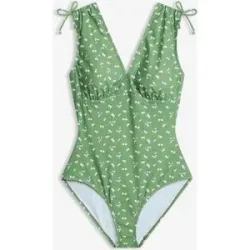 bonprix Light Shape-Badeanzug mit breiten Trägerngrün 56Damen