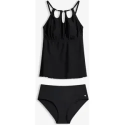 bonprix Tankini mit Cut-Outs (2-tlg.Set)schwarz 38Damen