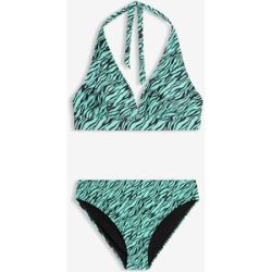 bonprix Neckholder-Bikini mit hohem Beinausschnitt schnell trocknend (2-tlg.Set)grün 40Damen