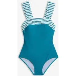 bonprix Medium Shape-Badeanzug mit breiten Trägernpetrol 38Damen