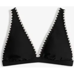 bonprix Triangel-Bikinioberteilschwarz 46Damen