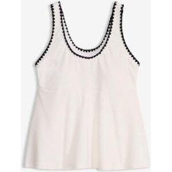 bonprix Tankinioberteil mit Stickereiweiß 44Damen