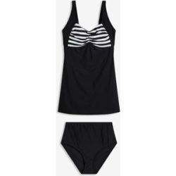 bonprix Long-Tankini (2-tlg.Set)schwarz 50Damen