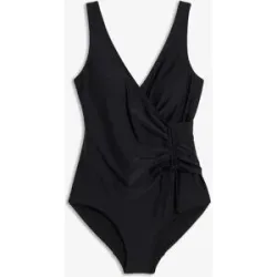 bonprix Light Shape-Badeanzug mit Raffungschwarz 46Damen