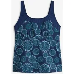 bonprix Tankinioberteil mit hohem Rückenblau 48Damen