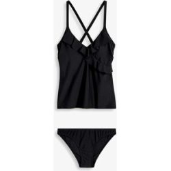 bonprix Tankini (2-tlg.Set) mit Volantsschwarz 42Damen