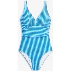 bonprix Badeanzug mit Raffungblau 44Damen