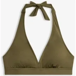 bonprix Triangel-Bikini-Top mit Neckholder-Design, aus Polyamid und Elasthan, gefüttert