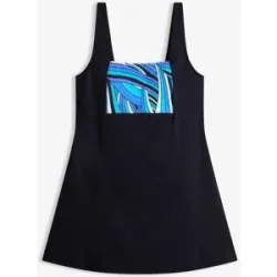 bonprix Light Shape-Badekleid mit längerem Beinschwarz 38Damen