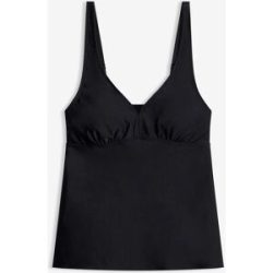 bonprix Tankinioberteil mit V-Ausschnittschwarz 40Damen