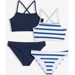 bonprix Doppelpack Bikini  (4-tlg.Set)blau 152Mädchen