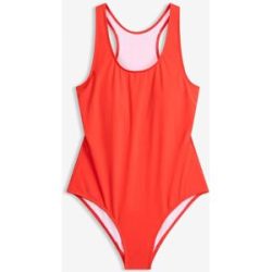 bonprix Schnelltrocknender Badeanzug mit Racerbackrot 38Damen