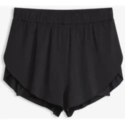 bonprix Sport Badeshorts aus schnelltrocknendem Materialschwarz 38Damen