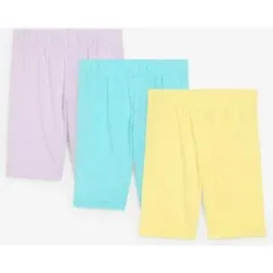 bonprix Radlerhose (3er Pack) aus elastischem Baumwoll-Mixgelb 104Mädchen