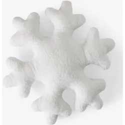 bonprix flauschiges Schneeflocke Dekokissenweiß 0false