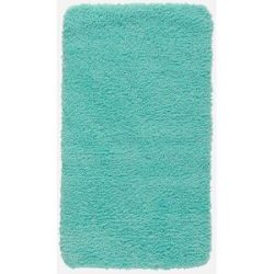 bonprix Getuftete Uni- Badematte mit hohem Florblau 1 (Vorleger für Stand-WC 45/50cm)false