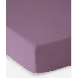 bonprix Jersey Spannbettlaken in Frühlingsfarbenlila 1 (100/200 cm)false