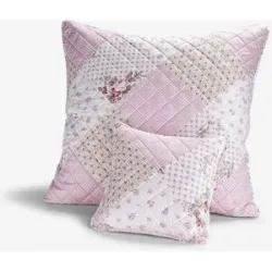 bonprix Kissenbezug mit Rosen (2er Pack)rosa 2 (2er Pack Kissenhüllen 80/80 cm)false