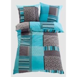 bonprix Jersey-Bettwäscheblau 2 (1x 80/80 cm, 1x 155/220 cm)false