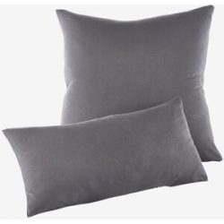 bonprix Jersey Kissenbezug (2er Pack)grau 1 (2er Pack Kissenhüllen 40/80 cm)false