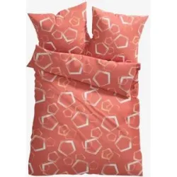 bonprix Baumwollmix-Bettwäscheorange 3 (2x 80/80 cm, 1x 200/200 cm)false