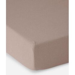 bonprix Spannbettlaken in Leinen-Optikbraun 2 (160/200 cm)false