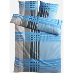 bonprix Linon-Bettwäscheblau 2 (1x 80/80 cm, 1x 155/220 cm)false