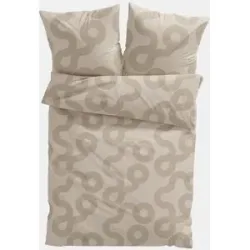 bonprix Baumwollmix-Bettwäschebeige 1 (1x 80/80 cm, 1x 135/200 cm)false