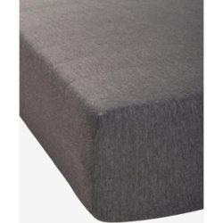 bonprix Spannbettlaken in Leinen-Optikgrau 3 (180/200 cm)false