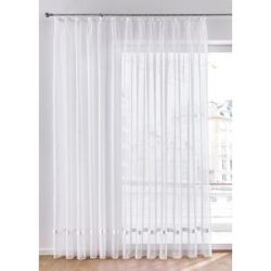 bonprix Gardinen Store mit Satinbandweiß 3 (H/B: 145/300 cm)false