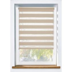 bonprix Doppelrollo ohne Bohrenbeige 3 (H/B: 150/70 cm)false