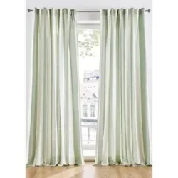 bonprix Vorhang mit recyceltem Polyester, auch in extra lang (1er Pack)grün 6 (H/B: 300/140 cm)false