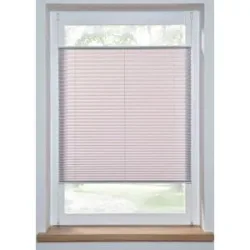 bonprix Blendschutz Plissee mit Strukturgrau 9 (H/B: 130/120 cm)false