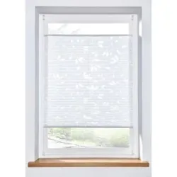 bonprix Ausbrennerplissee mit Blätternweiß 3 (H/B: 130/60 cm)false