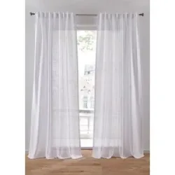 bonprix Vorhänge mit Struktur (2er Pack)weiß 2 (H/B: 175/135 cm)false