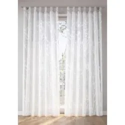 bonprix Ausbrenner Gardine (1er Pack)weiß 2 (H/B: 175/140 cm)false