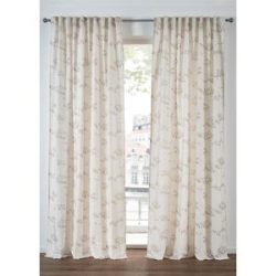 bonprix Vorhang mit Winterlandschaft, auch in extralang (1er Pack)weiß 2 (H/B: 175/140 cm)false