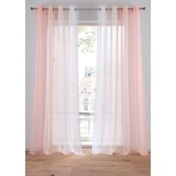 bonprix Gardinen aus leichtem Voile, auch in extra lang (2er Pack)rosa 6 (H/B: 295/144 cm)false