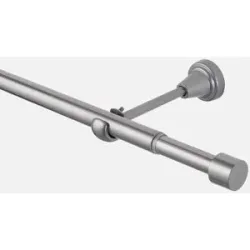 bonprix Gardinenstange ausziehbar für Wand-und Deckenmontagesilber 1 (70-120 cm)false